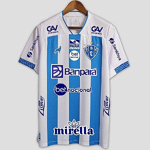 Nova Camisa Paysandu 1 com todos Patrocínios Torcedor Masculina 2023 / 2024