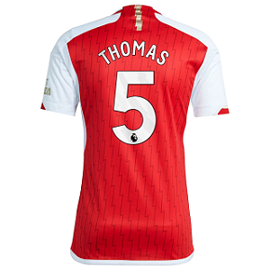 Nova Camisa Arsenal 1 Thomas 5 Torcedor 2023 / 2024