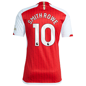 Nova Camisa Arsenal 1 Smith Rowe 10 Torcedor 2023 / 2024