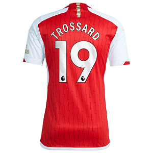 Nova Camisa Arsenal 1 Trossard 19 Torcedor 2023 / 2024