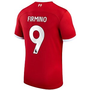 Camisa Liverpool 1 Firmino 9 Torcedor 2023 / 2024