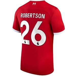 Camisa Liverpool 1 Robertson 26 Torcedor 2023 / 2024