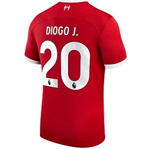 Camisa Liverpool 1 Diogo J. 20 Torcedor 2023 / 2024
