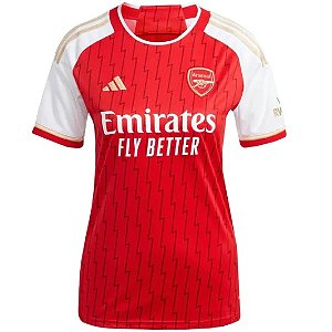 Nova Camisa Feminina Arsenal 1 2023 / 2024