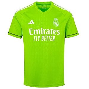 Nova Camisa Real Madrid Goleiro Verde Torcedor Masculina 2023 / 2024