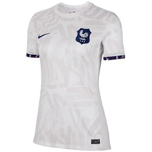 Nova Camisa Feminina França 2 Branca 2023 / 2024