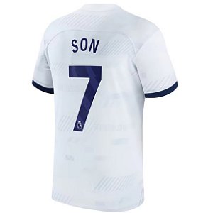 Nova Camisa Tottenham 1 Son 7 Torcedor Masculina 2023 / 2024