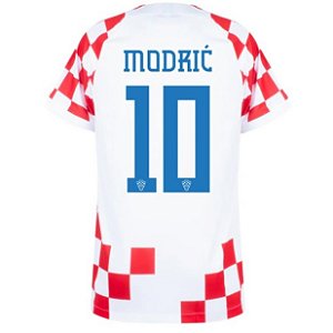 Camisa Croácia 1 Modrić 10 Torcedor 2022 / 2023