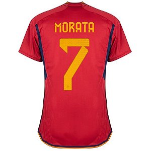 Camisa Espanha 1 Morata 7 Torcedor 2022 / 2023