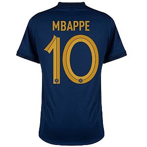 Camisa França 1 Mbappé 10 Torcedor 2022 / 2023