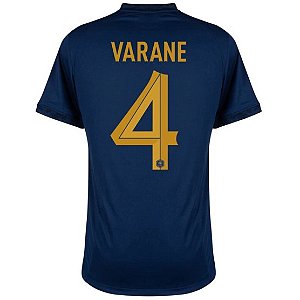 Camisa França 1 Varane 4 Torcedor 2022 / 2023