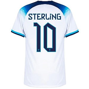 Camisa Inglaterra 1 Sterling 10 Torcedor 2022 / 2023