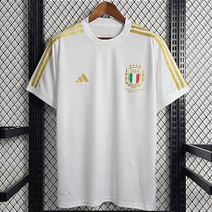 Nova Camisa Itália 125 anos Torcedor Masculina 2023 / 2024