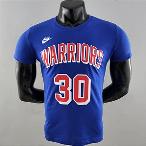 Camisa Casual NBA Azul Warriors Curry 30