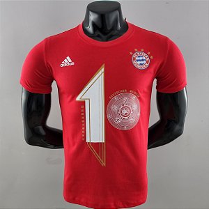 Camisa Casual Bayern De Munique Vermelha