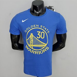 Camisa Casual NBA Azul G. State Warriors Curry 30