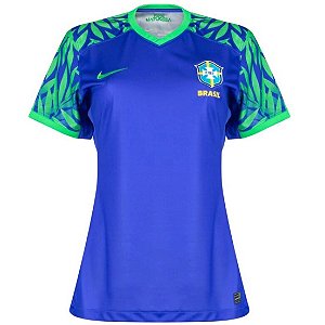 Nova Camisa Feminina Brasil 2 Azul 2023 / 2024