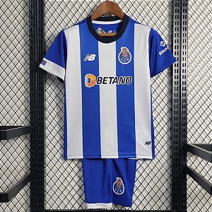 Novo Kit Infantil Porto 1 Camisa e Short  2023 / 2024