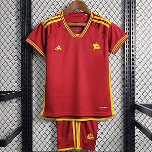 Kit Infantil Roma 1 Camisa e Short  2023 / 2024