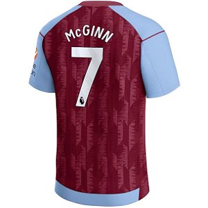 Nova Camisa Aston Villa 1 McGinn 7 Torcedor 2023 / 2024