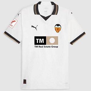 Nova Camisa Valencia 1 Torcedor Masculina 2023 / 2024