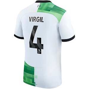 Novo Camisa Liverpool 2 Virgil 4 Torcedor 2023 / 2024