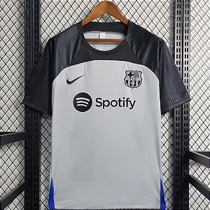 Nova Camisa Barcelona Treino Cinza Torcedor Masculina 2023 /2024