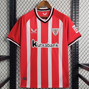 Nova Camisa Athletic Bilbao 1 Torcedor Masculina 2023 / 2024