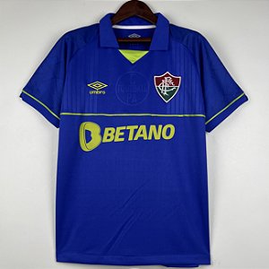 Nova Camisa Fluminense Goleiro Azul Torcedor Masculina 2023 / 2024