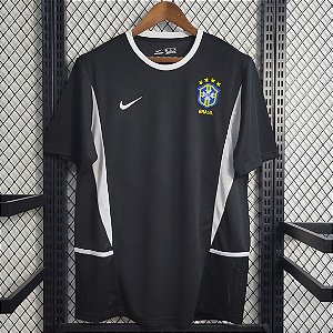 Camisa Brasil Goleiro Retrô 2002