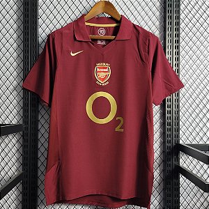 Camisa Arsenal 1 Retrô 2005 / 2006