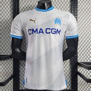 Nova Camisa Edição Jogador Olympique de Marseille 1 Branca 2023 / 2024
