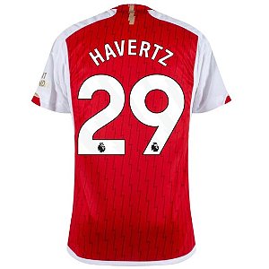 Nova Camisa Arsenal 1 Havertz 29 Torcedor 2023 / 2024