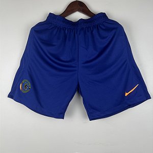 Novo Short Chelsea Azul Masculino 2023 /2024