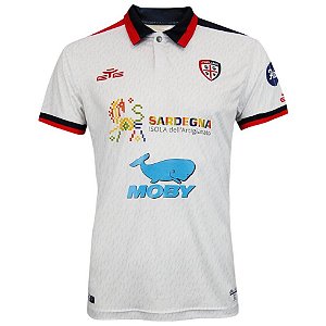 Nova Camisa Cagliari 2 Torcedor Masculina 2023 / 2024