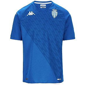 Nova Camisa Monaco Goleiro 3 Azul Torcedor Masculina 2023 / 2024