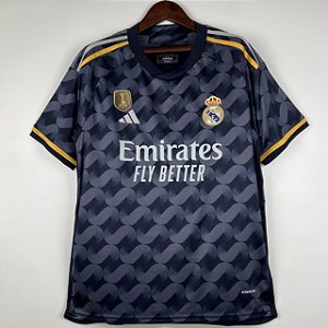 Nova Camisa Real Madrid 2 Patch Mundial De Clubes Torcedor Masculina 2023 / 2024