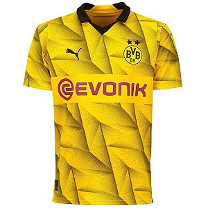 Nova Camisa Borussia Dortmund 1 Copa Da Alemanha Torcedor Masculina 2023 / 2024