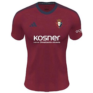 Nova Camisa Osasuna 1 Torcedor Masculina 2023 / 2024