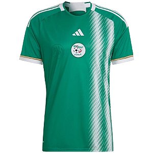 Camisa Argélia 2 Verde Torcedor Masculina 2022