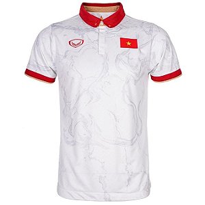 Nova Camisa Vietnã 2 Branca Torcedor Masculina 2023 / 2024