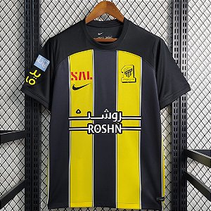 Nova Camisa Al-Ittihad 1 Torcedor Masculina 2023 / 2024