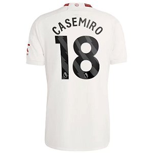 Nova Camisa Manchester United 3 Casemiro 18 Torcedor 2023 / 2024