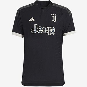 Nova Camisa Juventus 3 Preta Torcedor Masculina 2023 / 2024