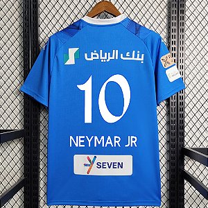 Nova Camisa Al-Hilal 1 Neymar Jr 10 Torcedor 2023 / 2024