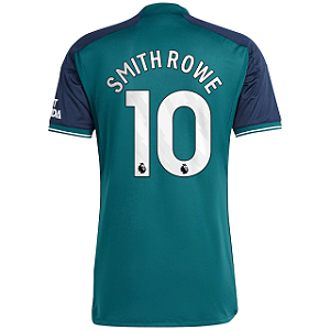 Nova Camisa Arsenal 3 Smith Rowe 10 Torcedor 2023 / 2024