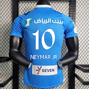 Nova Camisa Edição Jogador Al-Hilal 1 Neymar Jr 10 Torcedor 2023 / 2024