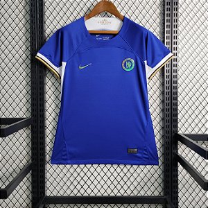 Nova Camisa Feminina Chelsea 1 2023 / 2024
