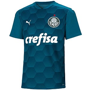 Camisa Palmeiras Goleiro Azul Retrô 2020