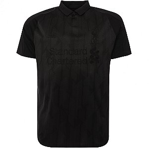 Camisa Liverpool Preta Retrô 2018 / 2019